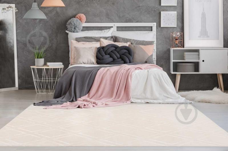 Килим Kayoom Monroe 300 romb Cream 160х230 - фото 2 Килим Kayoom Monroe 300 romb Cream 160х230 - фото 2