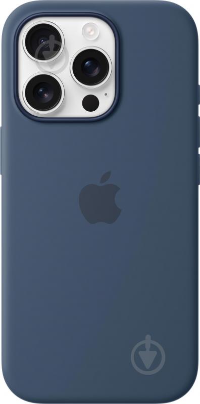 Чохол Apple Silicone Case with MagSafe для Apple iPhone 16 Pro denim (MYYK3ZM/A) - фото 1