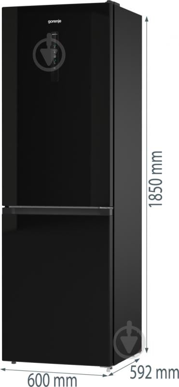 Холодильник Gorenje NRK6192ABK4 - фото 18