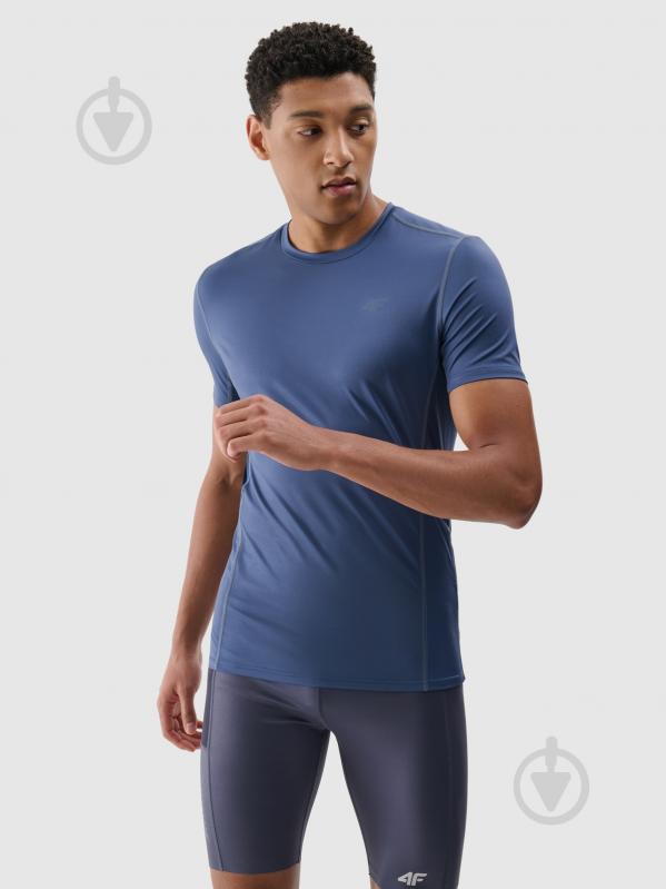 Футболка 4F р.L синий - фото 1 Футболка 4F р.L синий - фото 1