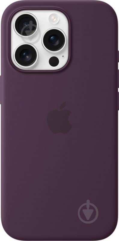 Чехол Apple Silicone Case with MagSafe для Apple iPhone 16 Pro plum (MYYM3ZM/A) - фото 1