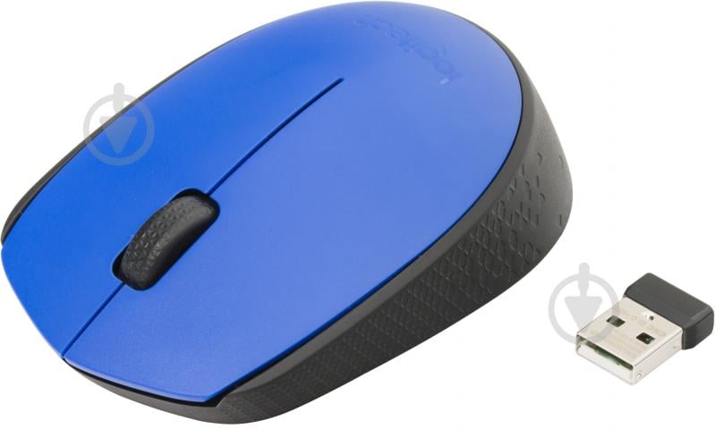 Мышь Logitech Wireless Mouse M171 blue/black (910-004640) - фото 12