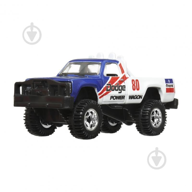 Машинка Hot Wheels 80 Dodge Macho Power Wagon и транспортера Retro Rig серии Car Culture FLF56/HKF38 - фото 4