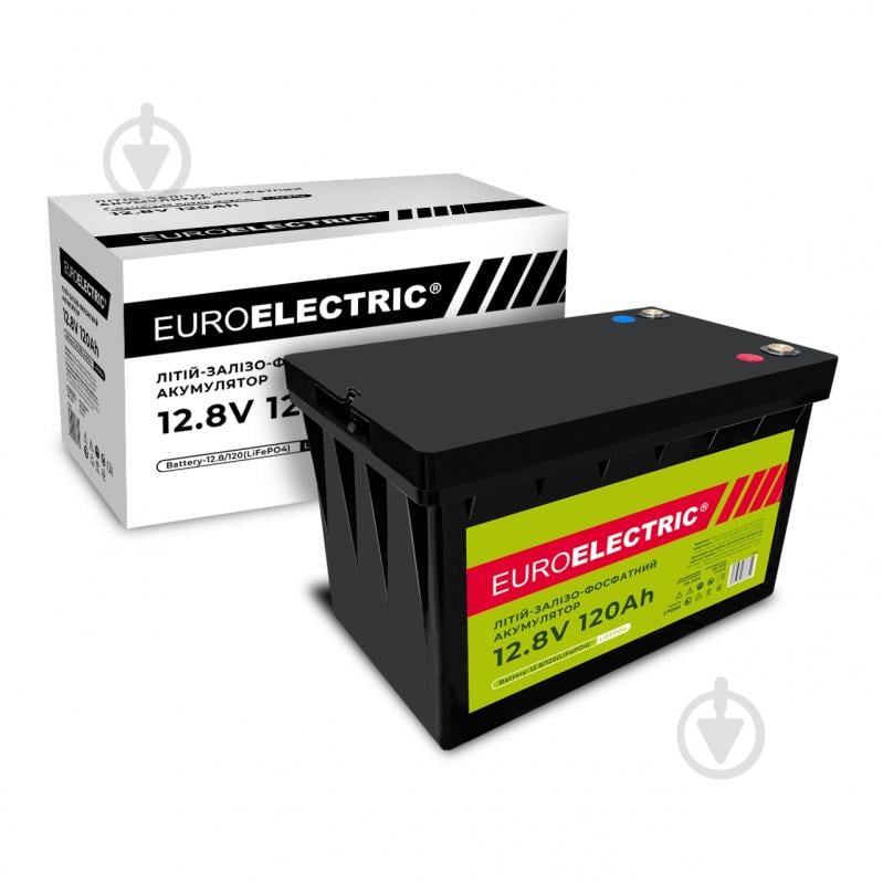Батарея аккумуляторная Euroelectric Battery-12.8/120 (LiFePO4) - фото 1 Батарея аккумуляторная Euroelectric Battery-12.8/120 (LiFePO4) - фото 1