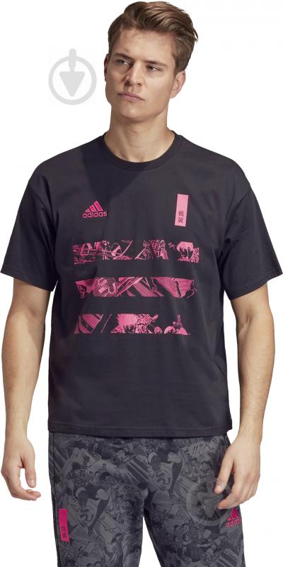 Футболка Adidas CAPTSUBA TEE GK3441 р.XL чорний - фото 3