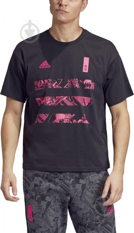 Футболка Adidas CAPTSUBA TEE GK3441 р.XL чорний - фото 8