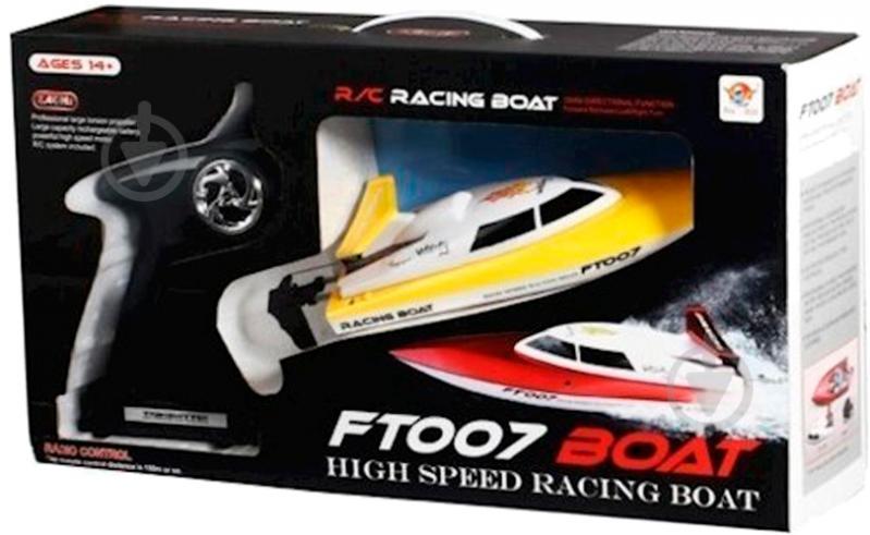 Катер на р/у Fei Lun FT007 Racing Boat желтый FL-FT007y - фото 7