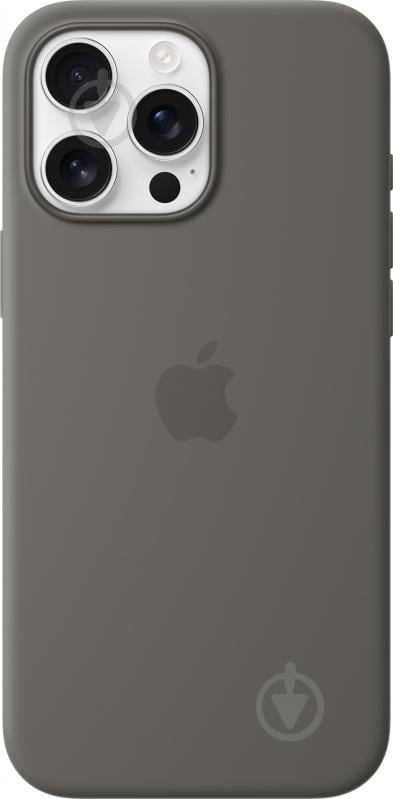 Чохол Apple Silicone Case with MagSafe для Apple iPhone 16 Pro Max stone grey (MYYV3ZM/A) - фото 1