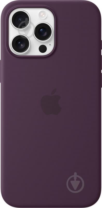 Чохол Apple Silicone Case with MagSafe для Apple iPhone 16 Pro Max plum (MYYW3ZM/A) - фото 1