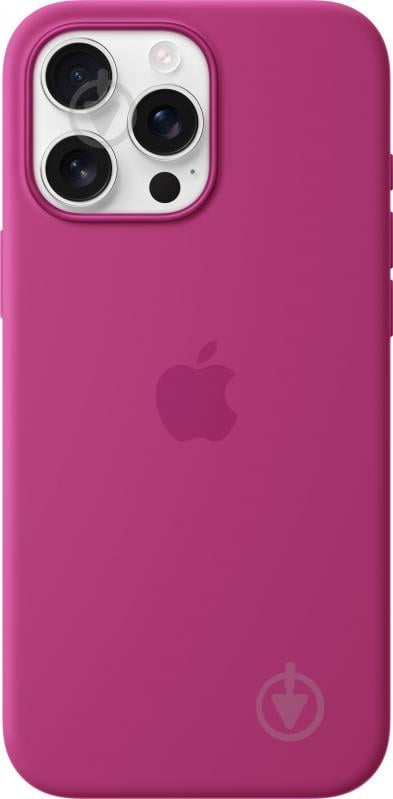 Чохол Apple Silicone Case with MagSafe для Apple iPhone 16 Pro Max fuchsia (MYYX3ZM/A) - фото 1