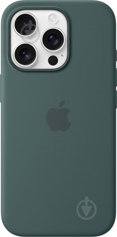 Чохол Apple Silicone Case with MagSafe для Apple iPhone 16 Pro lake green (MYYR3ZM/A) - фото 1