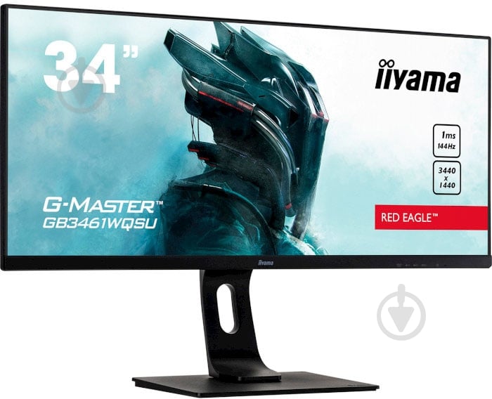 Монитор Iiyama G-Master Red Eagle 34" (GB3461WQSU-B1) - фото 2 Монитор Iiyama G-Master Red Eagle 34" (GB3461WQSU-B1) - фото 2
