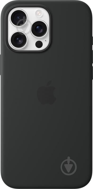 Чохол Apple Silicone Case with MagSafe для Apple iPhone 16 Pro Max black (MYYT3ZM/A) - фото 1