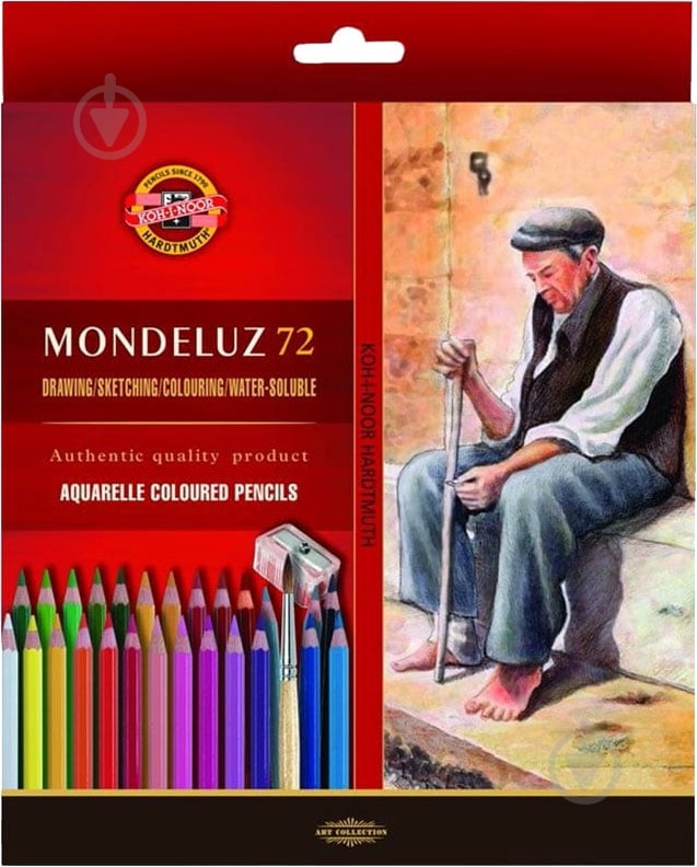 Олівці акварельні Mondeluz 72 кольорів (3714) Koh-i-Noor - фото 1 Олівці акварельні Mondeluz 72 кольорів (3714) Koh-i-Noor - фото 1
