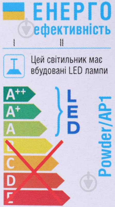 Бра Victoria Lighting Powder/AP1 LED 14 Вт чорний із білим Powder/AP1 - фото 3