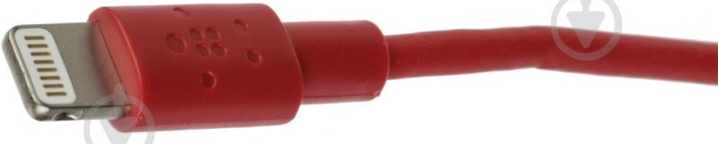 Кабель Belkin Lightning – USB 1,2 м (F8J023bt04-RED) - фото 1