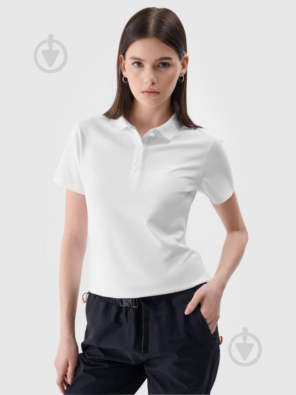 Поло 4F POLO SHIRT F365 р.S білий - фото 1
