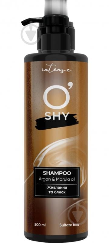 Шампунь O'SHY Argan & marula oil Intense 500 мл - фото 1