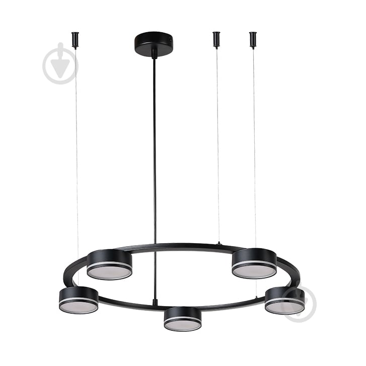 Люстра підвісна ARDERO 5x13 Вт GX53 чорний ML484-5 - фото 1