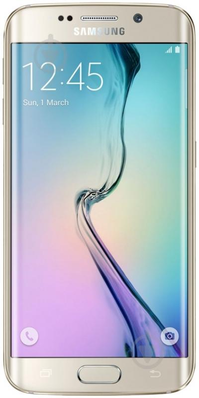 Смартфон Samsung Galaxy S6 Edge 3/128GB gold (SM-G925FZDFSEK) - фото 1 Смартфон Samsung Galaxy S6 Edge 3/128GB gold (SM-G925FZDFSEK) - фото 1