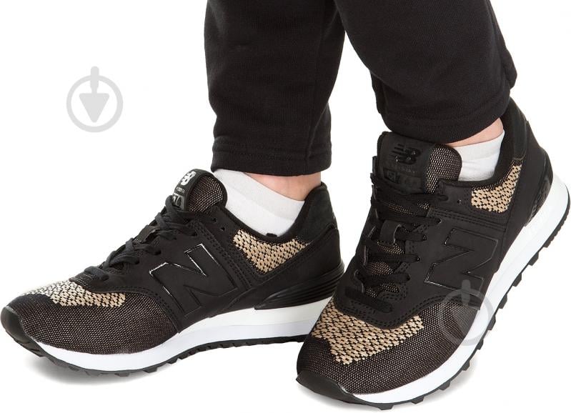 Кроссовки New Balance WL574FAA р.9 черный - фото 5