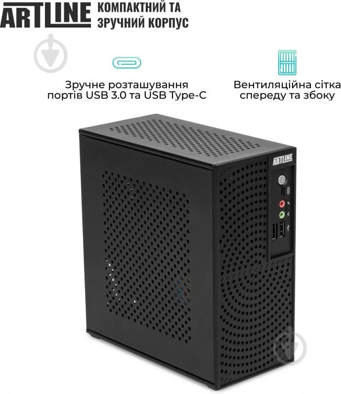 Неттоп Artline Business B18 (B18v02) black - фото 5