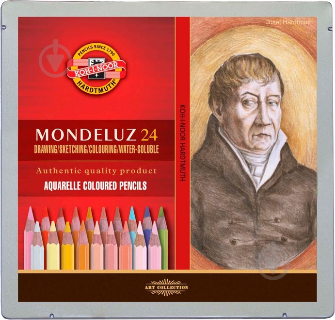 Олівці акварельні Mondeluz Portrait 24 кольорів (3724024012) Koh-i-Noor - фото 1