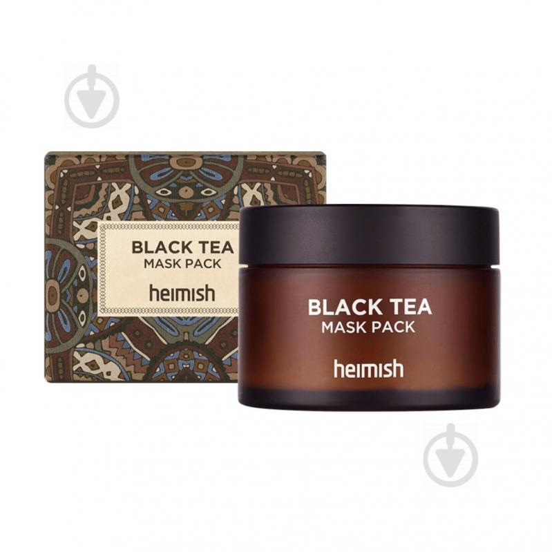 Маска для лица HEIMISH Black Tea Mask Pack успокаивающая с черным чаем 110 мл - фото 1