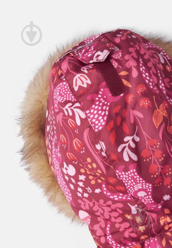 Куртка для девочки Reima р.140 бордовый 521642-3957 - фото 3