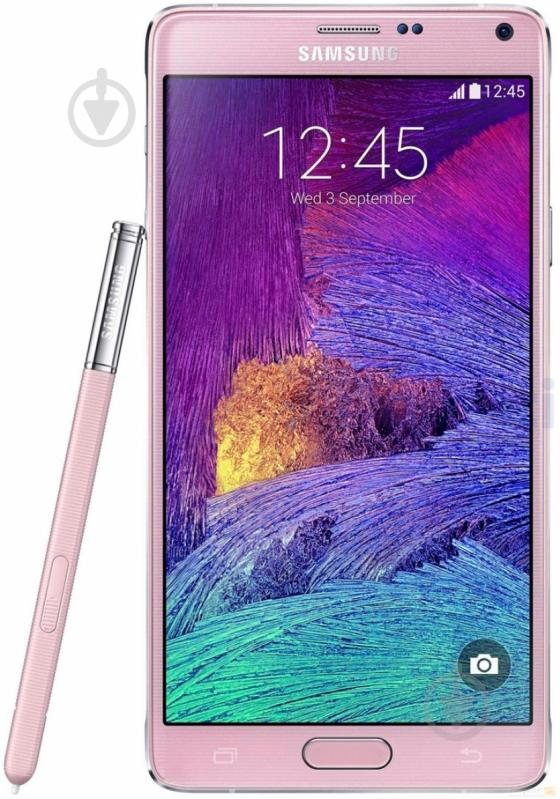 Смартфон Samsung Galaxy Note 4 3/32GB pink (SM-N910HZIESEK) - фото 1 Смартфон Samsung Galaxy Note 4 3/32GB pink (SM-N910HZIESEK) - фото 1