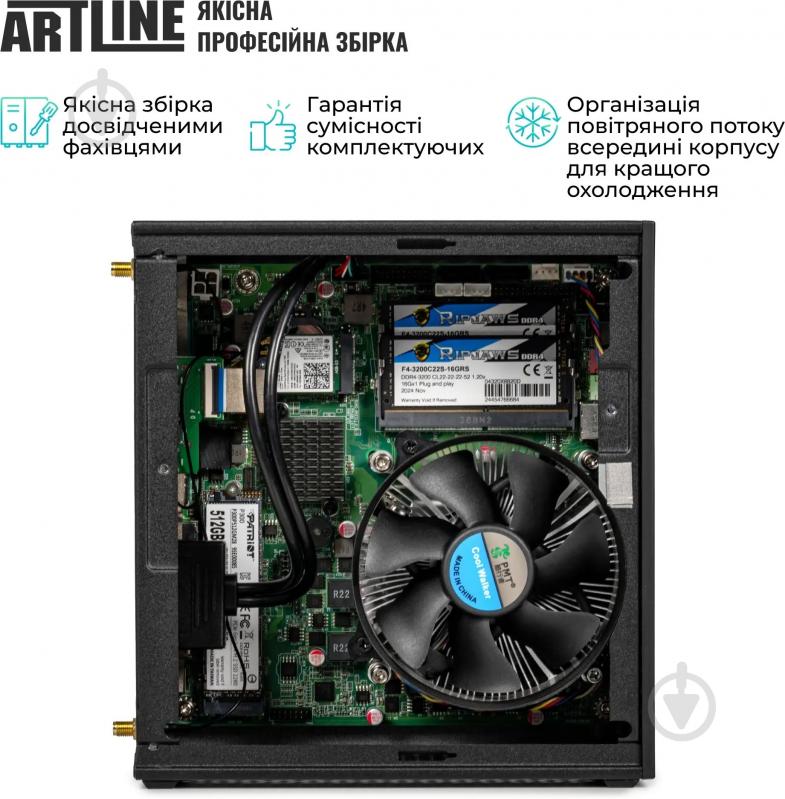 Неттоп Artline Business B18 Windows 11 Pro (B18v02Win) black - фото 11