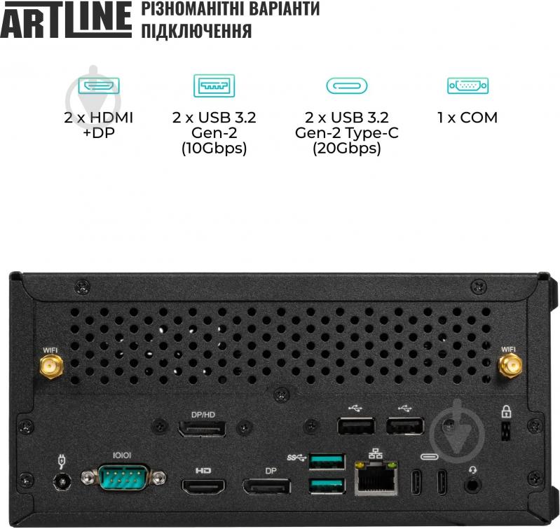 Неттоп Artline Business B18 Windows 11 Pro (B18v02Win) black - фото 8