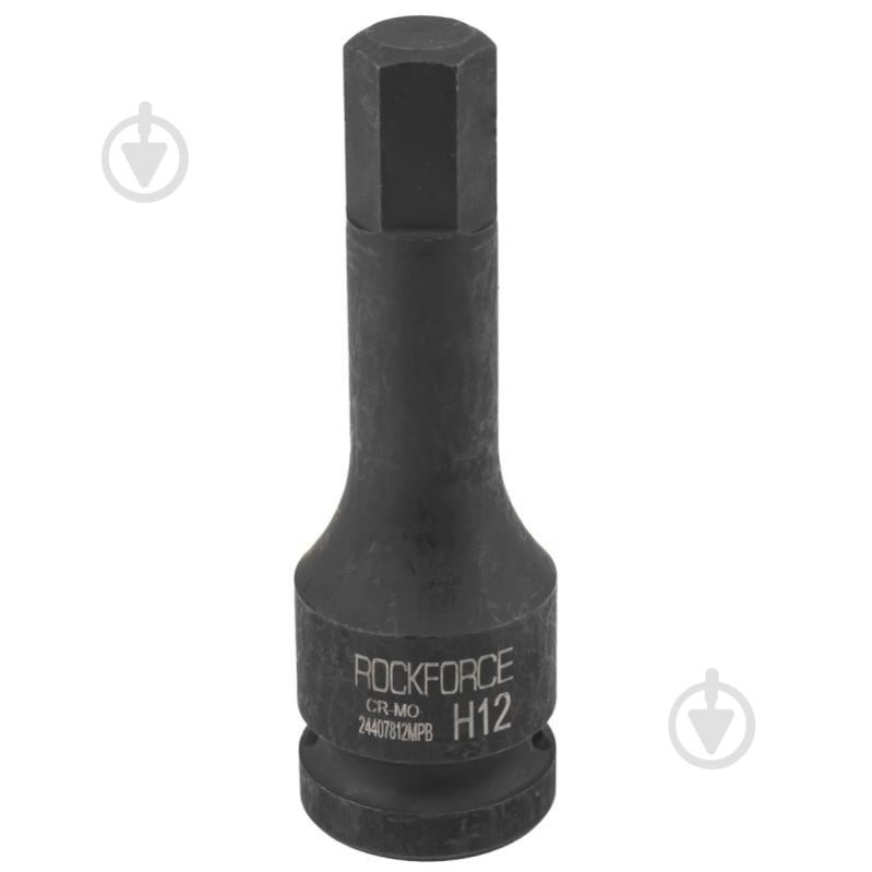 Головка бита 6-гранная 12 мм,1/2'' ROCKFORCE 1 шт. RF-24407812MPB - фото 1