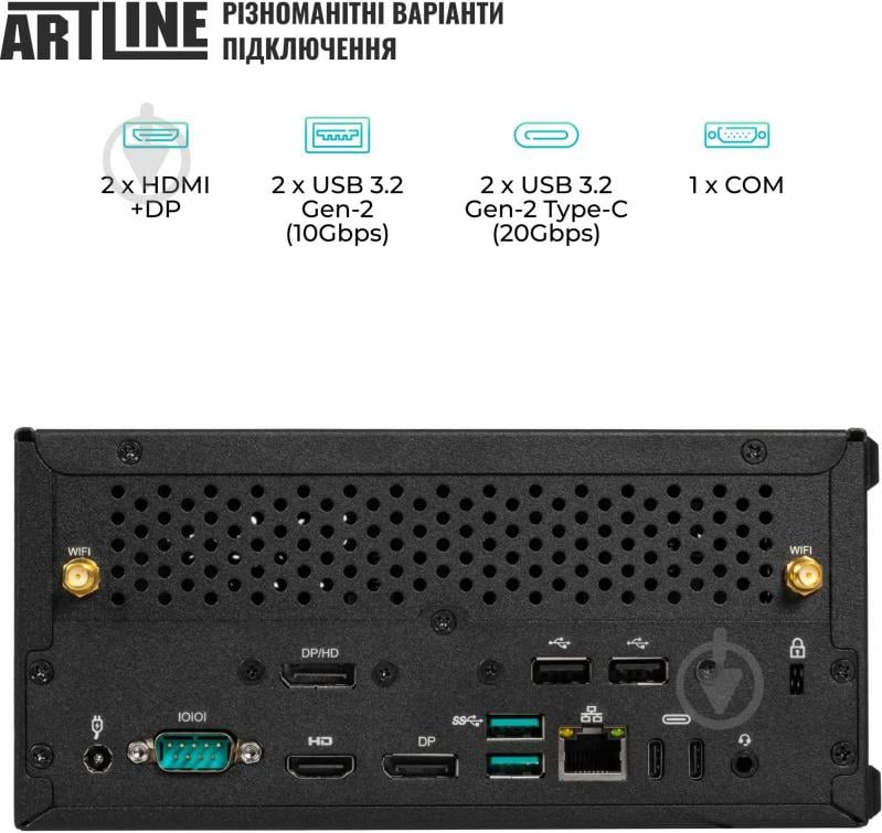 Неттоп Artline Business B18 Windows 11 Pro (B18v07Win) black - фото 8