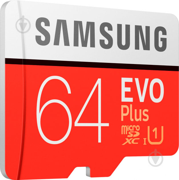 Карта пам'яті Samsung microSDXC 64 ГБ UHS Speed Class 1 (U1) (MB-MC64HA/RU) EVO Plus V2 - фото 2