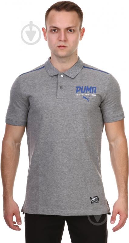 Поло Puma STYLE Tec Polo 59059303 р.XXL сірий - фото 1