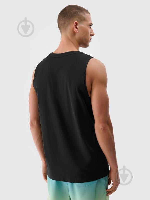 Футболка 4F SLEEVELESS M123 р.L черный - фото 2 Футболка 4F SLEEVELESS M123 р.L черный - фото 2