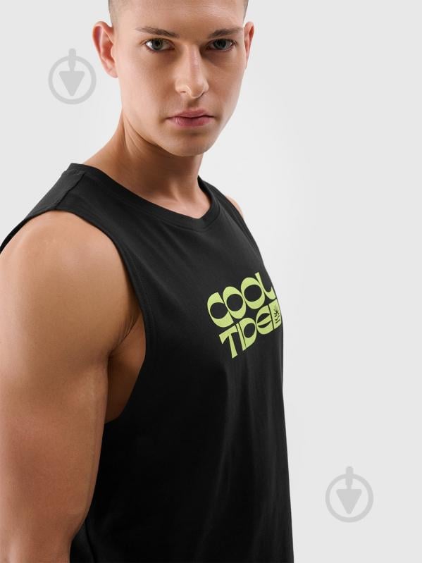 Футболка 4F SLEEVELESS M123 р.L черный - фото 4 Футболка 4F SLEEVELESS M123 р.L черный - фото 4