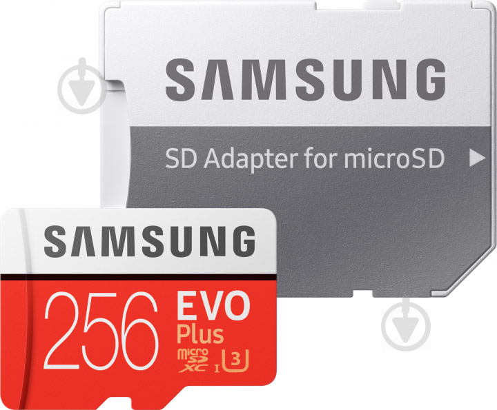 Карта пам'яті Samsung microSDHC 256 ГБ UHS-I (MB-MC256HA/RU) EVO Plus V2 - фото 4