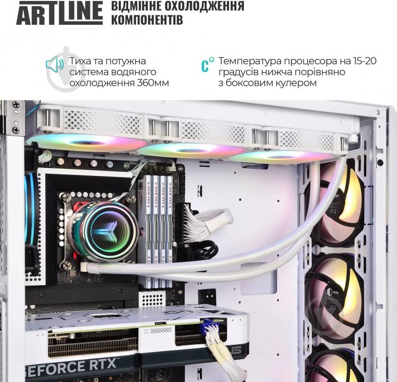 Компьютер Artline Gaming X98WHITE Windows 11 Home (X98Whitev86Win) white - фото 12 Компьютер Artline Gaming X98WHITE Windows 11 Home (X98Whitev86Win) white - фото 12