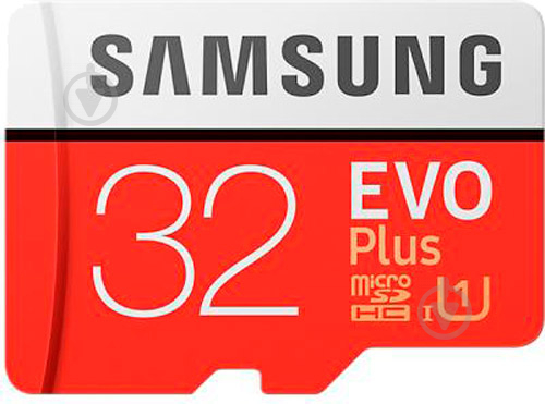 Карта памяти Samsung microSDHC 32 ГБ UHS-I (MB-MC32HA/RU) EVO Plus V2 - фото 1