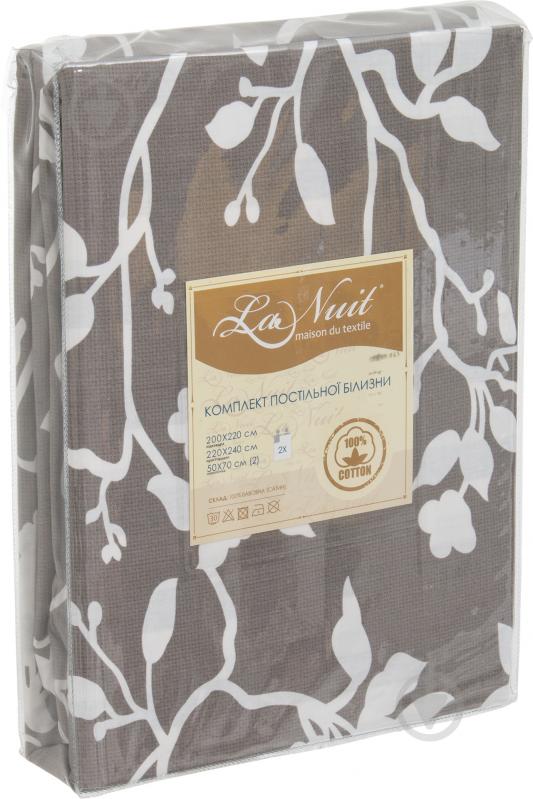 Комплект постельного белья Daisy 2,0 серый La Nuit - фото 3
