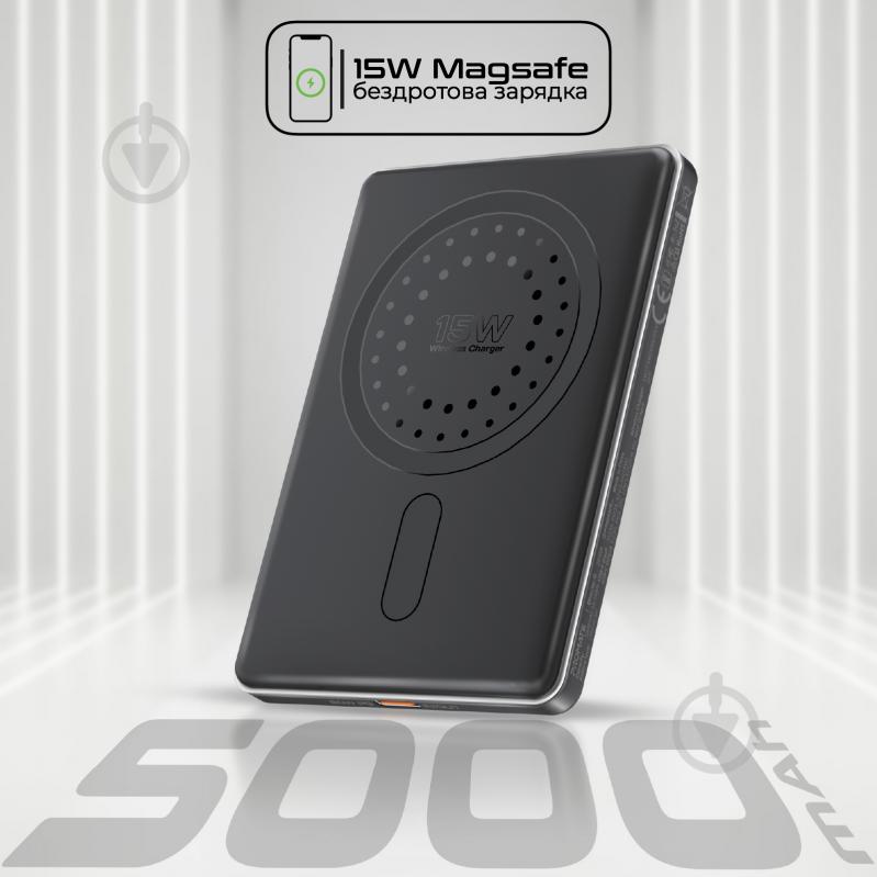 Повербанк Promate Blade-5 5000 mAh black (blade-5.black) - фото 2