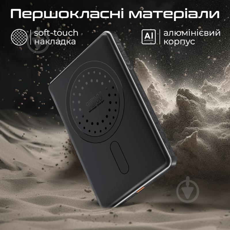 Повербанк Promate Blade-5 5000 mAh black (blade-5.black) - фото 5