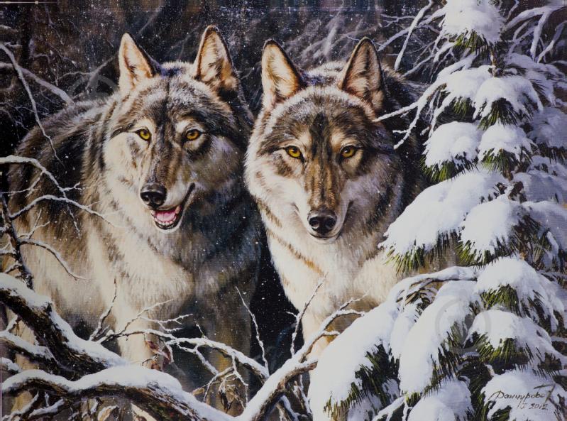 Репродукція Тварини Wolfs 28x28 см RozenfeldArt RZF-70 - фото 1