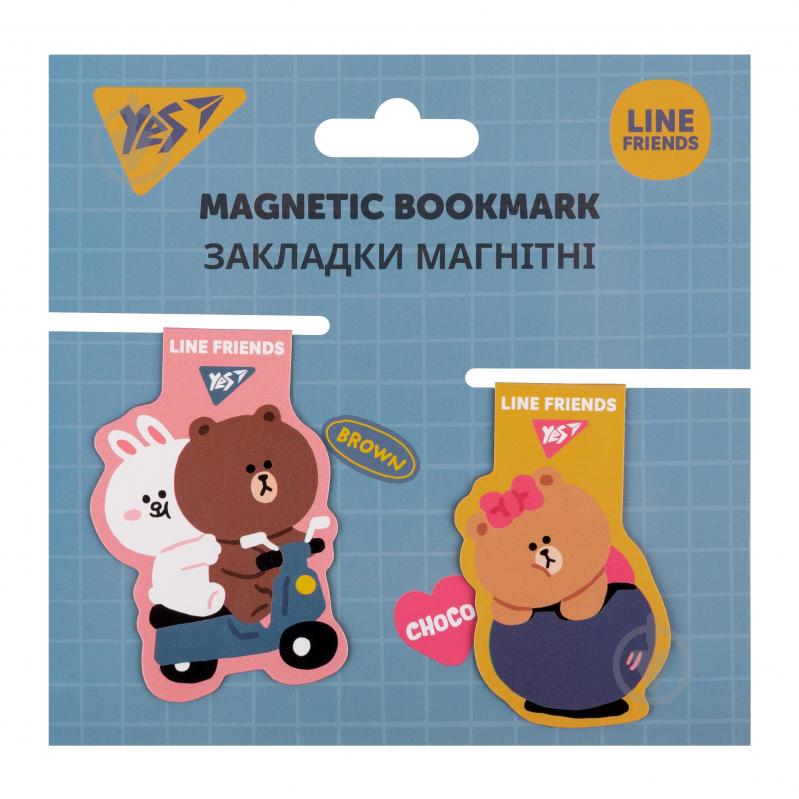 Закладка YES Line Friends 2 шт. - фото 1