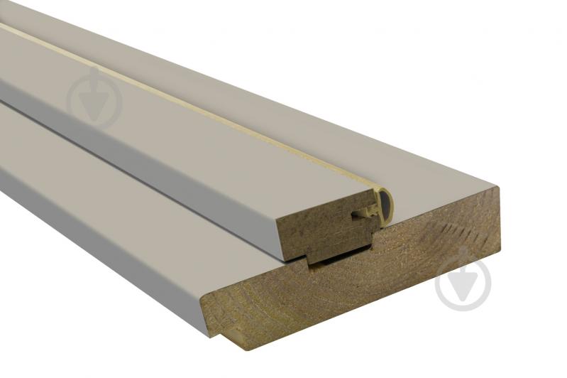 Дверная коробка ОМиС Cortex 2070х100 мм мокко silk matt - фото 1