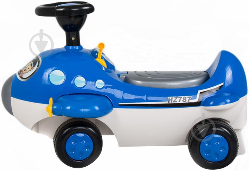 Каталка Ningbo Prince Toys Самолет синий 608 - фото 2