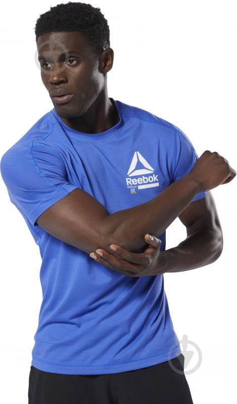 Футболка Reebok Training Speedwick Move DU3970 р.S синий - фото 4