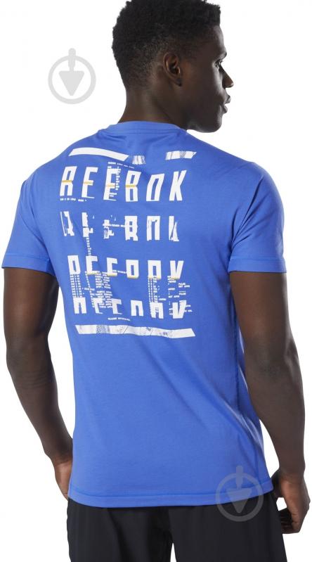 Футболка Reebok Training Speedwick Move DU3970 р.S синий - фото 5